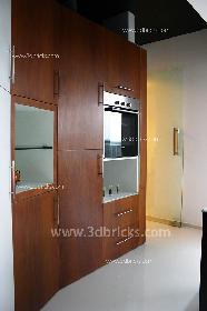 Kitchen Wall Unit with ample storage