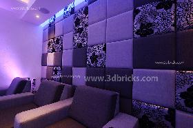 Sound proofing by Fabric wall