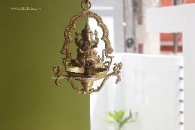  Lord Ganesh represents the merging of the small (man) with the great (elephant) and blends the microcosm with the macrocosm.It also  wards off negative energy and usher in more positive energy into the home